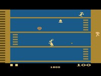 une photo d'Ã©cran de Kangaroo sur Atari 2600